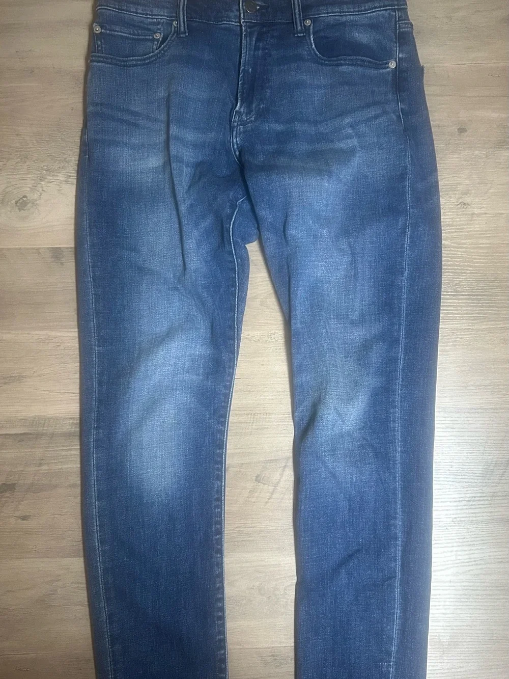 Lucky Brand Men's Dark Blue Slim Straight Jeans